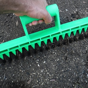 Our Best Seller The Original Seed-In Soil Digger and Soil Spacer for Planting Seeds - Evenly Spaced Holes for Seeds
