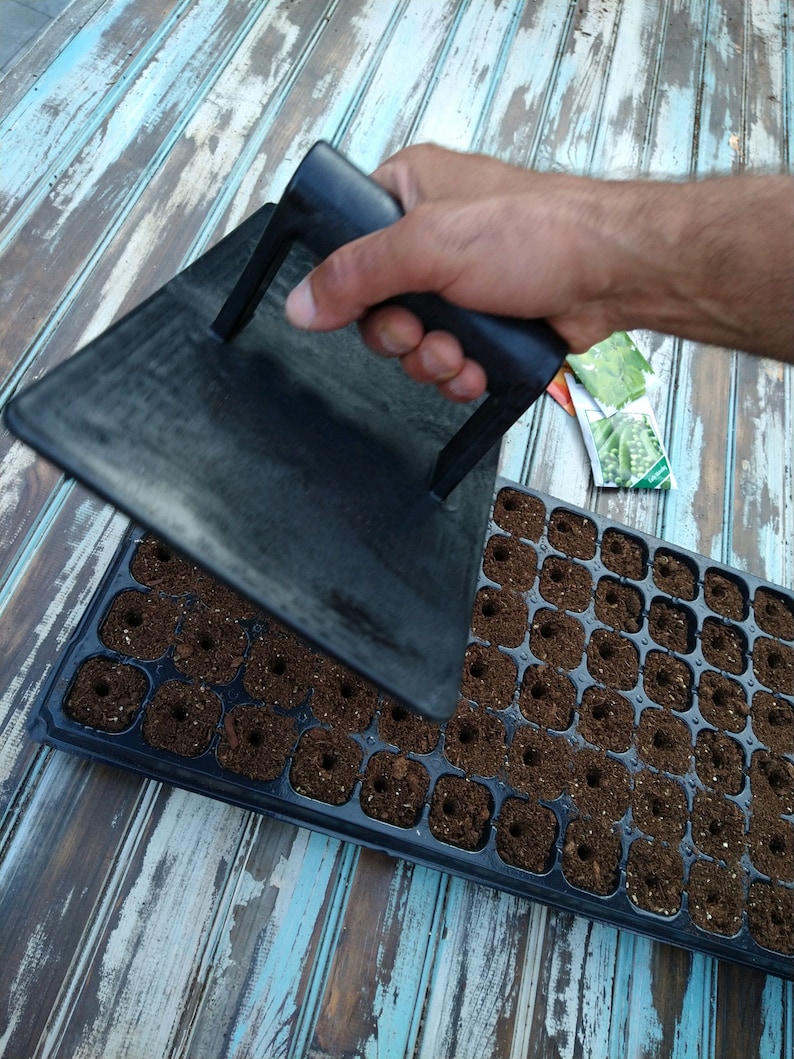 The Original 24-Hole Soil Digger and Soil Spacer for Planting Seeds - New Gardening Tool, Garden Accessory, Gift for Gardener, Planting Tool image 4