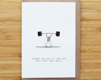 Gym Pants Card