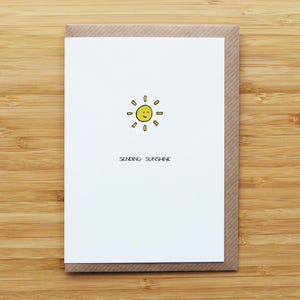 Invio di una cartolina di auguri Sunshine