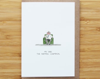 Dad Nap Card