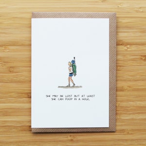 Hiking Poop Card