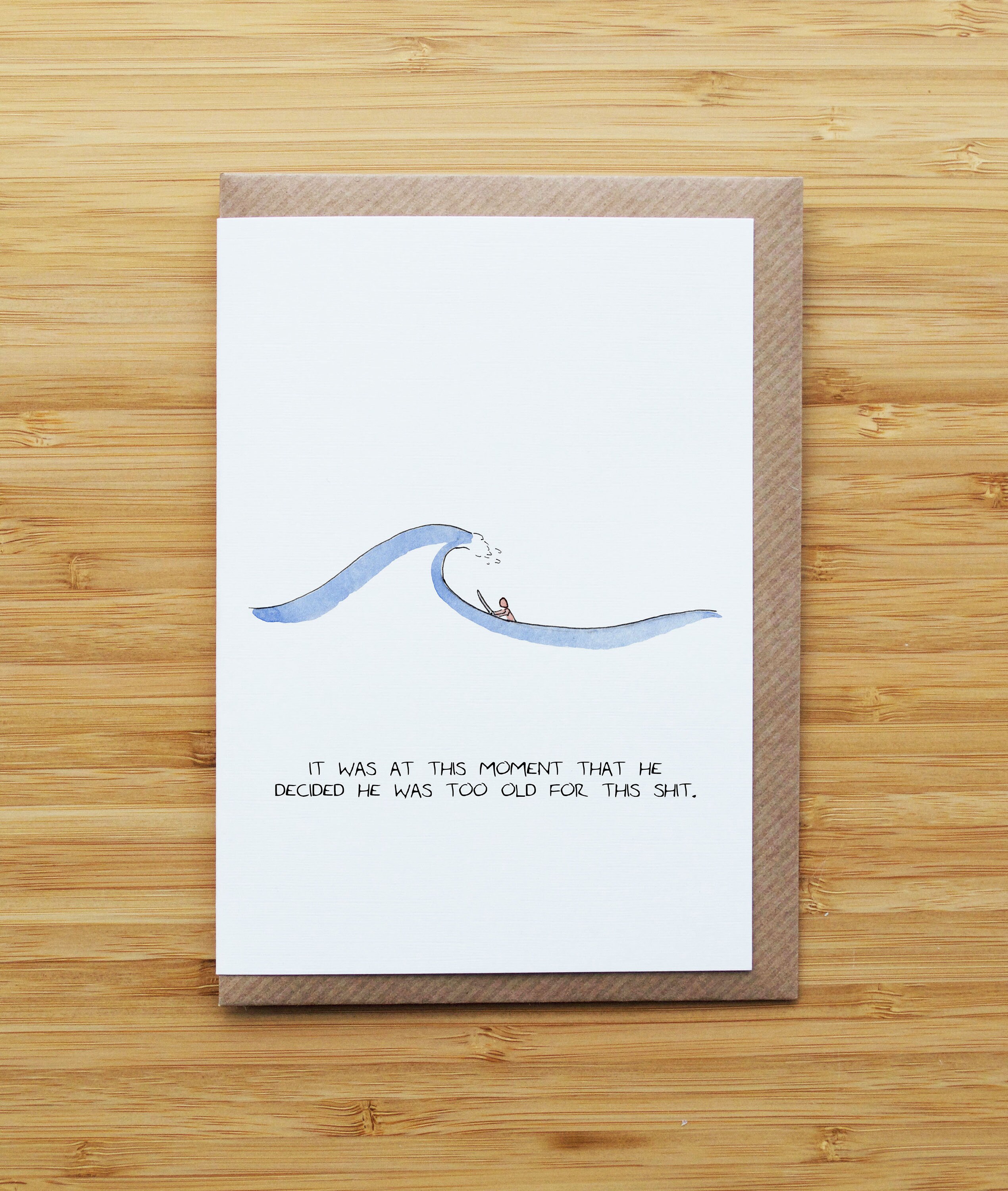 Surfer Birthday Card or Print Etsy UK