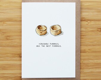 Carte pour pudding du Yorkshire
