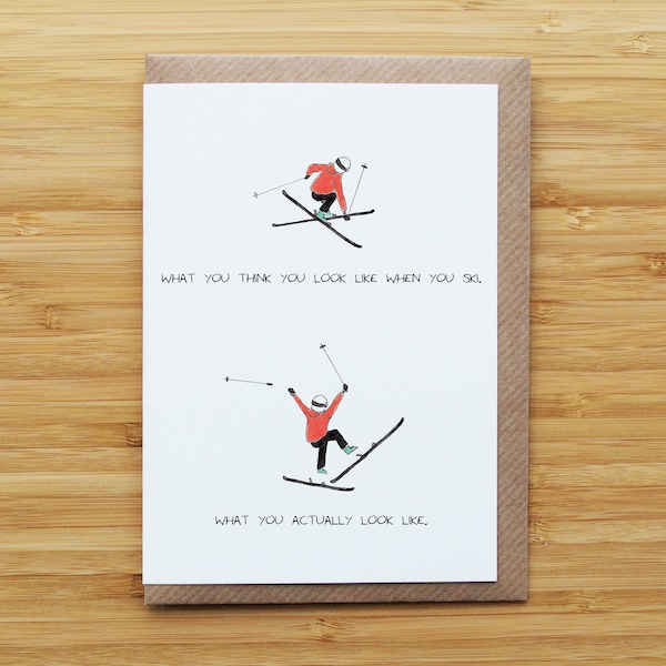 Ski Jump Card