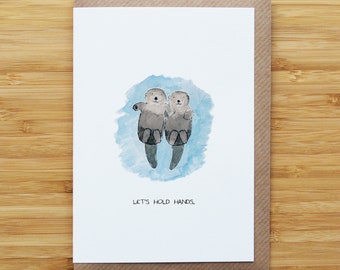 Otter Love Card or Print