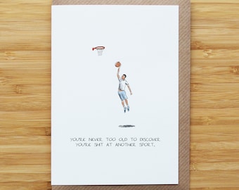 Basketball Card or Print