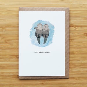 Otter love card