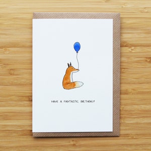 Fantastische Fuchs Karte zum Geburtstag