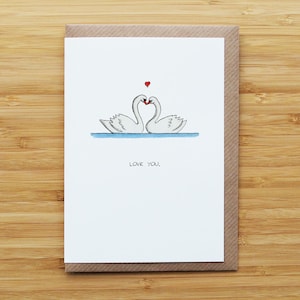 Love Swans Card