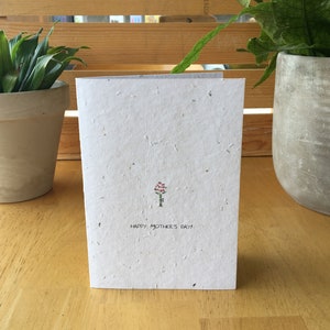 Flowers Mother's Day Card Wildflower Seed Card