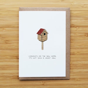 Carte pour la nouvelle maison Bird Box