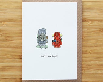 Camper Couple Card