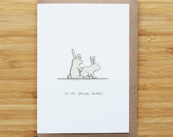 Special Bunny Love Card