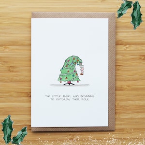 Carte de Noël pour bébé arbre