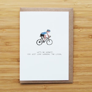 Fahrrad Lycra Karte