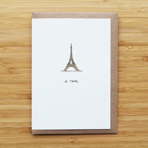 Cartão de Amor da Torre Eiffel