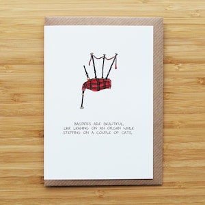 Bagpipes Card