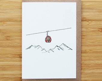 Ski Gondola Card