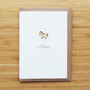Tarjeta de caballo pequeño