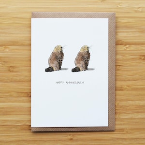 Cartão de aniversário da Marmota