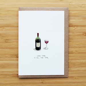 Wine Time Card