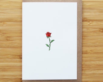 Tiny Rose Card