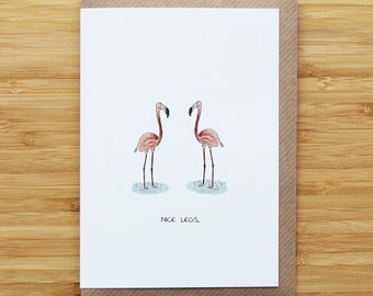Flamingos Card