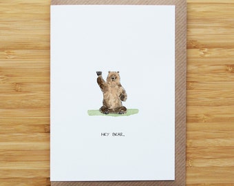 Hey Bear Card