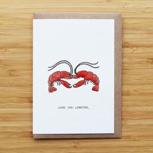 Lobster love card