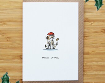 Merry Catmas Christmas Card