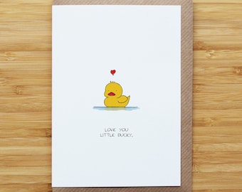 Love Rubber Duck Card