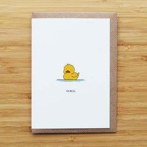 Rubber duck card