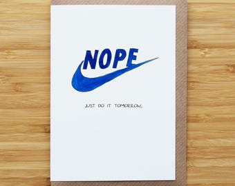 Nike Nope Card