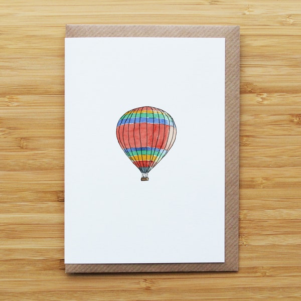 Hot Air Balloon Card