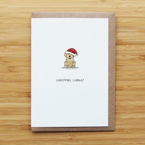 Christmas Cuddle Christmas Card