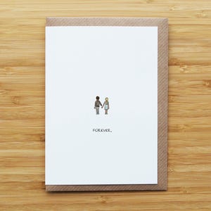 Forever couple card