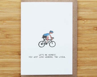 Bike Lycra Card