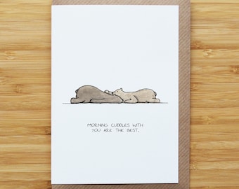 Bear Love Card or Print
