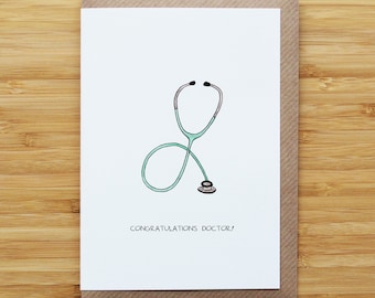 New Doctor Stethoscope Card