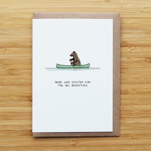 Carta canoa orso