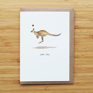 Love Kangaroo Card
