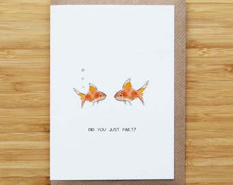 Fish Fart Card