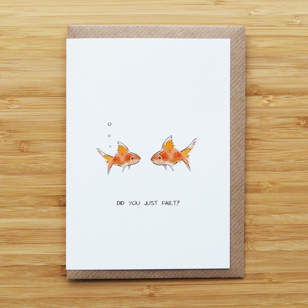 Fish Fart Card