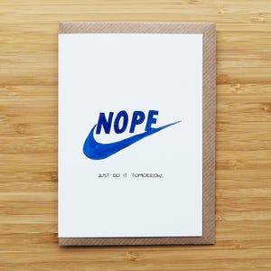 Nike Nope Karte