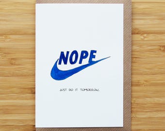 Nike Nope Card