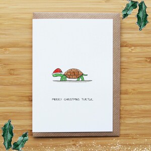 Schildkröte-Weihnachtskarte
