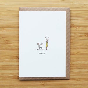 Finally engaged card
