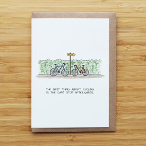 Radfahren Cafe Karte