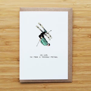 Carte de skieur backflip